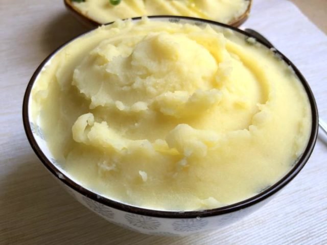 mashed potatoes