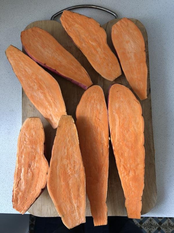 roasted sweet potatoes